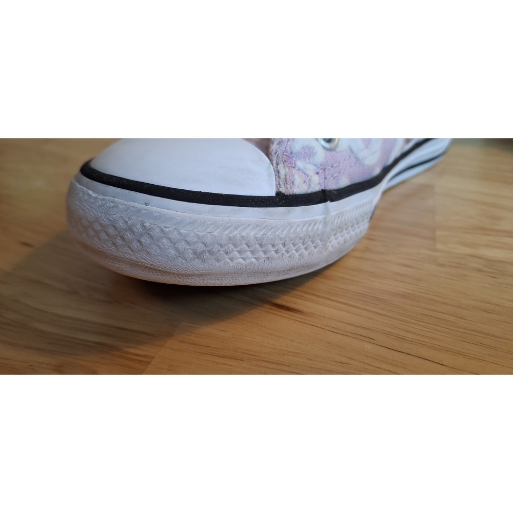 Converse Chuck Taylor All Star Floral Chenille High Top Sneakers Girls Size 1 - Picture 15 of 15